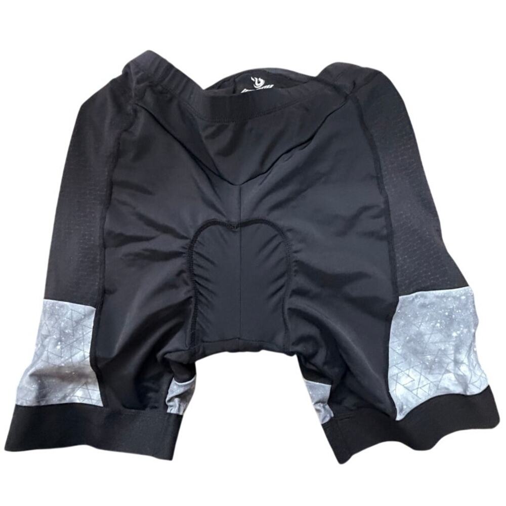 BEROY Women’s Cycling Bib Shorts Size XL Black Green Padded Bike Shorts New